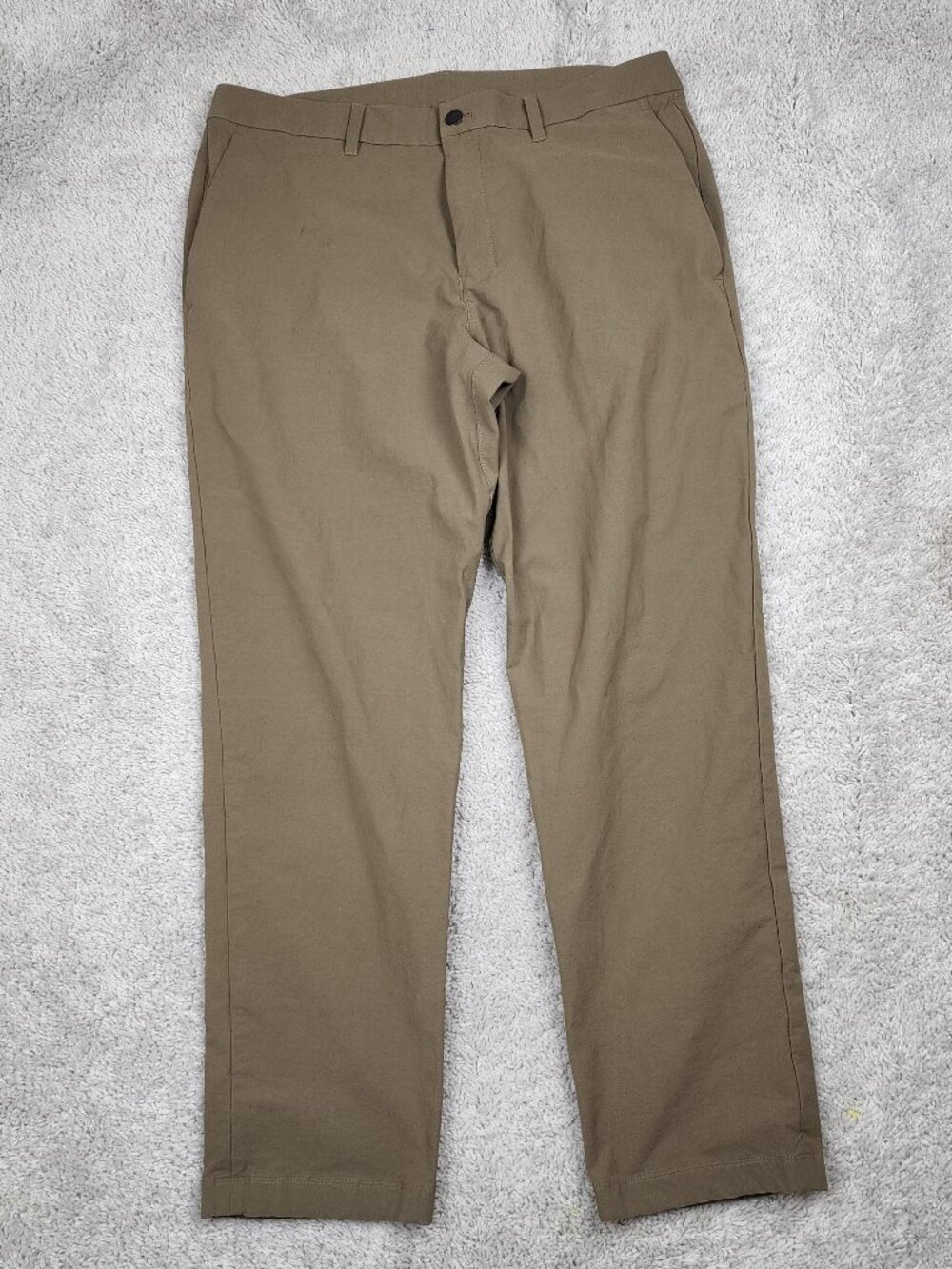 Lululemon Commission? ABC? Office Work Chino Pants Beige Mens Size 36x30 Slim